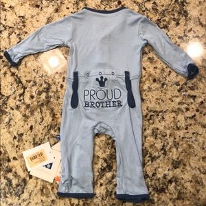 Kickee Pants Boys Coverall NWT 3-6 mo